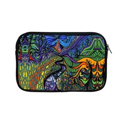 Psychedelic Digital Art Artwork Landscape Colorful Apple Macbook Pro 13  Zipper Case by Bedest