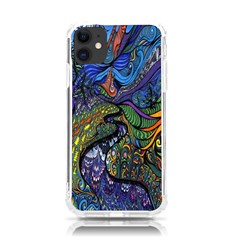 Psychedelic Digital Art Artwork Landscape Colorful Iphone 11 Tpu Uv Print Case by Bedest