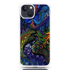 Psychedelic Digital Art Artwork Landscape Colorful Iphone 13 Tpu Uv Print Case by Bedest