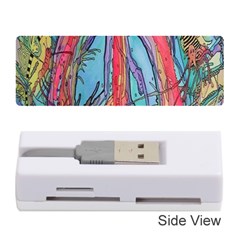 Artistic Psychedelic Hippie Peace Sign Trippy Memory Card Reader (stick) by Bedest