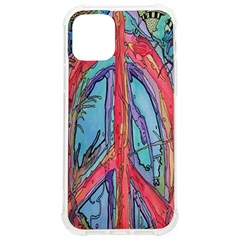 Artistic Psychedelic Hippie Peace Sign Trippy Iphone 12/12 Pro Tpu Uv Print Case by Bedest