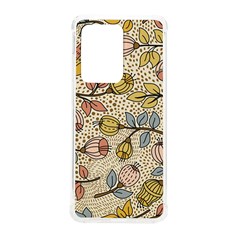 Seamless Pattern With Flower Bird Samsung Galaxy S20 Ultra 6 9 Inch Tpu Uv Case by Bedest