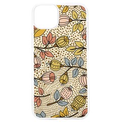 Seamless Pattern With Flower Bird Iphone 15 Pro Tpu Uv Print Case by Bedest