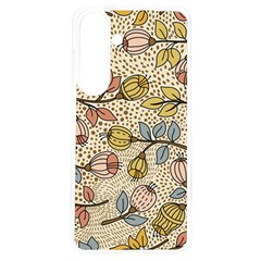 Seamless Pattern With Flower Bird Samsung Galaxy S24 6 2 Inch Tpu Uv Case by Bedest