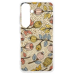 Seamless Pattern With Flower Bird Samsung Galaxy S24 Ultra 6 9 Inch Tpu Uv Case by Bedest