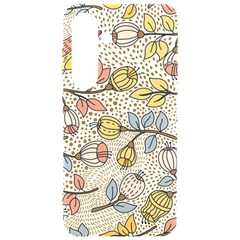 Seamless Pattern With Flower Bird Samsung Galaxy S24 6 2 Inch Black Tpu Uv Case by Bedest