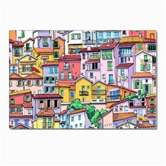 Menton Old Town France Postcards 5  X 7  (pkg Of 10) by Bedest