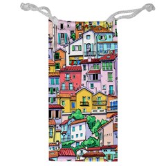 Menton Old Town France Jewelry Bag by Bedest