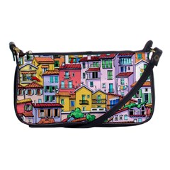 Menton Old Town France Shoulder Clutch Bag by Bedest