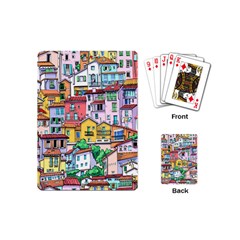 Menton Old Town France Playing Cards Single Design (mini)