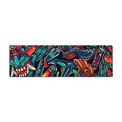 Vintage Tattoos Colorful Seamless Pattern Sticker Bumper (100 Pack)