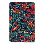 Vintage Tattoos Colorful Seamless Pattern Name Card Style USB Flash Drive Front