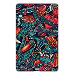 Vintage Tattoos Colorful Seamless Pattern Name Card Style USB Flash Drive Back