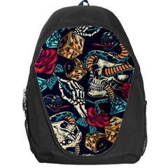 Vintage Art Tattoos Colorful Seamless Pattern Backpack Bag