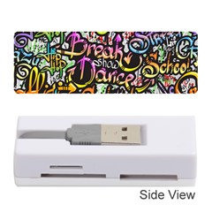 Graffiti Word Seamless Pattern Memory Card Reader (stick) by Bedest