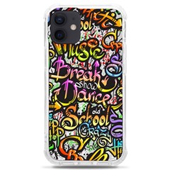 Graffiti Word Seamless Pattern Iphone 12 Mini Tpu Uv Print Case	 by Bedest