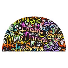 Graffiti Word Seamless Pattern Anti Scalding Pot Cap by Bedest