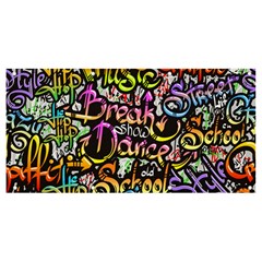 Graffiti Word Seamless Pattern Banner And Sign 8  X 4  by Bedest