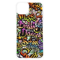 Graffiti Word Seamless Pattern Iphone 15 Pro Tpu Uv Print Case by Bedest