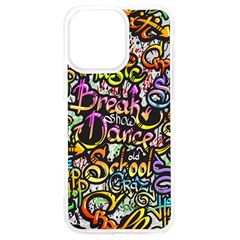 Graffiti Word Seamless Pattern Iphone 15 Pro Max Tpu Uv Print Case