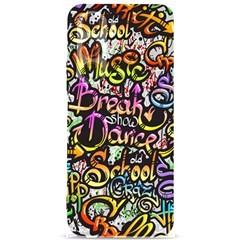 Graffiti Word Seamless Pattern Samsung Galaxy S24 Plus 6 7 Inch Black Tpu Uv Case