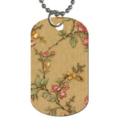 Flowers, Branches, Desenho, Edge, Leaves Dog Tag (two Sides) by kyorashop23