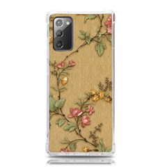 Flowers, Branches, Desenho, Edge, Leaves Samsung Galaxy Note 20 Tpu Uv Case by kyorashop23