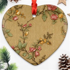 Flowers, Branches, Desenho, Edge, Leaves Ornament (heart)