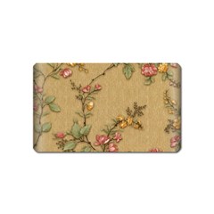 Flowers, Branches, Desenho, Edge, Leaves Magnet (name Card) by kyorashop23