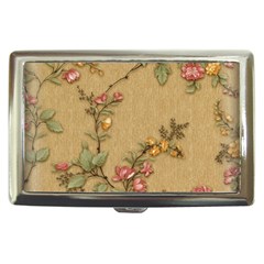 Flowers, Branches, Desenho, Edge, Leaves Cigarette Money Case by kyorashop23