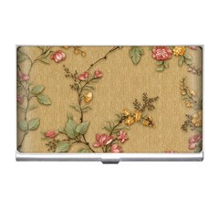 Flowers, Branches, Desenho, Edge, Leaves Business Card Holder by kyorashop23