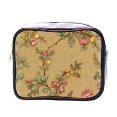 Flowers, Branches, Desenho, Edge, Leaves Mini Toiletries Bag (one Side) by kyorashop23