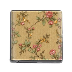 Flowers, Branches, Desenho, Edge, Leaves Memory Card Reader (square 5 Slot) by kyorashop23