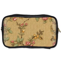 Flowers, Branches, Desenho, Edge, Leaves Toiletries Bag (one Side) by kyorashop23