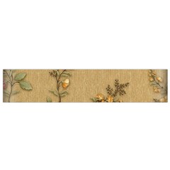 Flowers, Branches, Desenho, Edge, Leaves Small Premium Plush Fleece Scarf