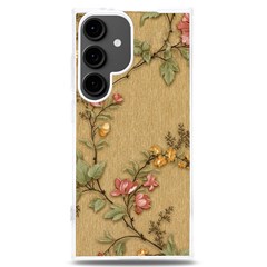 Flowers, Branches, Desenho, Edge, Leaves Samsung Galaxy S24 Plus 6 7 Inch Tpu Uv Case