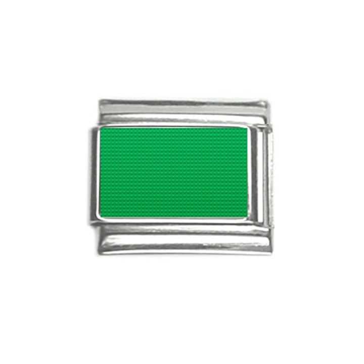 Green Lego Texture, Lego Background, Lego Texture, Green Italian Charm (9mm)