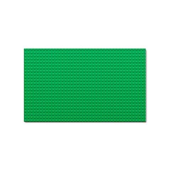 Green Lego Texture, Lego Background, Lego Texture, Green Sticker Rectangular (10 Pack) by kyorashop23