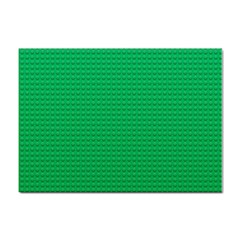 Green Lego Texture, Lego Background, Lego Texture, Green Sticker A4 (10 Pack) by kyorashop23