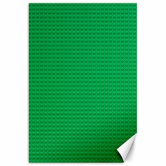 Green Lego Texture, Lego Background, Lego Texture, Green Canvas 20  X 30  by kyorashop23