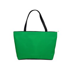 Green Lego Texture, Lego Background, Lego Texture, Green Classic Shoulder Handbag by kyorashop23