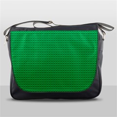 Green Lego Texture, Lego Background, Lego Texture, Green Messenger Bag by kyorashop23