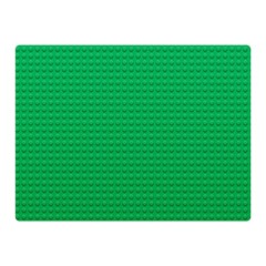 Green Lego Texture, Lego Background, Lego Texture, Green Two Sides Premium Plush Fleece Blanket (mini) by kyorashop23