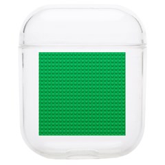 Green Lego Texture, Lego Background, Lego Texture, Green Soft Tpu Airpods 1/2 Case by kyorashop23