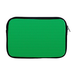 Green Lego Texture, Lego Background, Lego Texture, Green Apple Macbook Pro 17  Zipper Case by kyorashop23