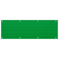 Green Lego Texture, Lego Background, Lego Texture, Green Banner And Sign 9  X 3  by kyorashop23