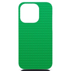 Green Lego Texture, Lego Background, Lego Texture, Green Iphone 14 Pro Black Uv Print Case by kyorashop23