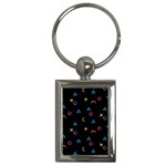 Kids , Kids , Background, Doodle Key Chain (Rectangle) Front