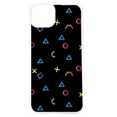 Kids , Kids , Background, Doodle Iphone 15 Tpu Uv Print Case