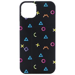 Kids , Kids , Background, Doodle Iphone 15 Pro Black Uv Print Pc Hardshell Case